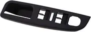 LHD Main Window Control Switch Panel Decorative Panel Cover 1K4868049C, Compatible with Mk5 Four Door Model, 2005-2009 2010(Black)