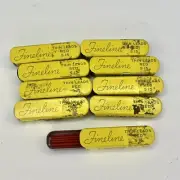 Sheaffer's Fineline .9mm or .036 Thin Leads Red S15 Pencil - 108 in 9 Tins Lot