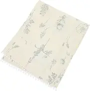 [UTHCLO] 1pc Washer Cover for Front Load Washing Machines Elegant Floral Print Design Dust and for Refrigerator and Dryer Protection with Storage Pockets