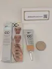 IT Cosmetics CC+ Color Correcting Full Coverage Cream MEDIUM .135 oz Travel Size