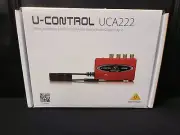 Behringer 2-in 2-out digital output mounted USB audio interface UCA222 U-CONTROL
