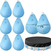 Swimming Pool Water Bag, Swimming Pool Water Bag 8 X Pool Weight Bag With Hook, PVC Gel Protection Pool Solution, Outdoor Tent Weight Bag, Winter Pool Leakage