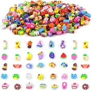 750 Pcs Assorted Mini Novelty Pencil Erasers. A Colorful Collection of Cake, Animal, Sea Life, Fruit, and Vegetable Shapes. Great for Student Prizes, Homework Rewards, Party Favors