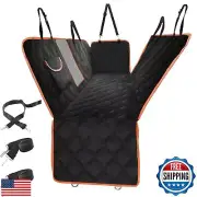 Scratchproof Dog Car Seat Cover For Back Seat, Waterproof Back Seat Pet Cover