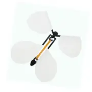 White Magic Props Creative Butterfly Art Drawing Butterfly Funny Flying Toy CR