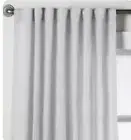 1 Lace Insert Window Curtain Panels Silver Hearth & Hand Magnolia New 84”
