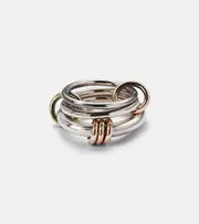 [Spinelli Kilcollin] Spinelli Kilcollin Orion sterling silver and 18kt gold linked rings L 1/2 silver