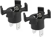 H1 Headlight Bulb Socket Holder Adapter, for Odyssey 2pcs Item Replacement Car Headlight Bulb Socket Adapter
