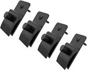 4pcs Wall Clip Rugs Wall Mounted Clothes Hook Rack Clothes Hanging Rack Quilt Rack Clothing Hangers Clamps for Wall Hangings Quilt Wall Hanger Quilt Hanger Plastic Black
