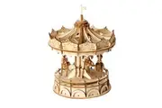 Robotime Classical 3D Wooden Merry-Go-Round