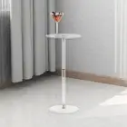 Small End Table (21.3'' Height) Side Table for Cabin Small Place Living Room