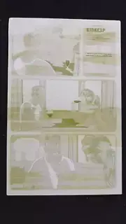 Pulp Bytes #1 - Page 19 - PRESSWORKS - Comic Art - Printer Plate - Yellow