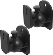 Stylish 2-Pack Speaker Wall Bracket Stainless Steel Speaker Rack for Wall-Mounted Speakers Space-Saving Mount Shelf Holder