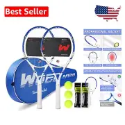 Professional Graphite Tennis Racket Set: 27" Racket, Balls & Vibration Dampers