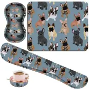 Keyboard Wrist Rest Pad + Square Mouse Pad + Wrist Rest Support Pad + Coaster...