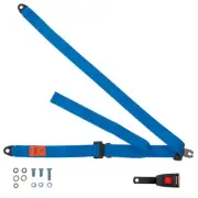 Front Static Seat Belt For Bugatti EB 110 1993 Shape Blue