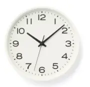 MUJI Quartz White Analog Large Wall Clock MJ-ACLW2 D264 Length45mm Japan New