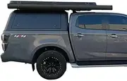 ALCYBD 4X4 Steel Pickup Bed Caps Canopy Topper Tonneau Cover Emergency Compatible for Isuzu Dmax Double Cab Board Hardtop Canopies
