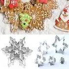 Decor Decorative Tools Snowflake Stainless Steel Cookie Cutter Mold Biscuit