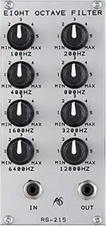 Analogue Systems RS-215 8 Octave Filter 8 octave filter bank