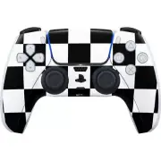 Checkerboard PS5 Controller Skin - Black and White Checkered