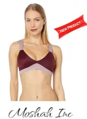 SPANX Bra-Llelujah!(R) Unlined Bralette Sangria/Violet Umber SM
