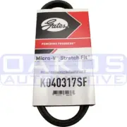 Gates Micro-V Stretch-Fit A/C Belt (11718AA0 for 08-14 WRX & 08-21 STi K040317SF (for: Subaru)