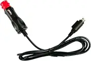 Hella DIN Car Cigarette Lighter Socket Extension Cable with 4-Pin Output Plug For AvTex Branded TVs Only. 1.5 Meters Long