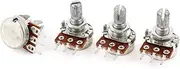 Aexit 4 (Potentiometer) Pcs Type B Single Linear 15mm Shaft Rotary Taper Potentiometers B2K (37ry552qf434) 2K Ohm