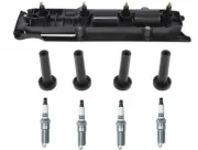 Ignition Coil Pack Boots Spark Plugs for Chevrolet Cavalier 2.2L 03-05 12587426 (for: Chevrolet)