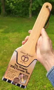 The Great Scrape Woody ECO BBQ Grill Griddle Cleaning Tool