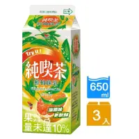 在飛比找momo購物網優惠-【統一】純喫茶鮮柚綠茶650mlx3入