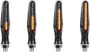 Motorcycle Led Turn Signals Light Flasher 12Led 10Mm Flowing Water Indicator Motorcycle Flashing Lights Turn Lamp