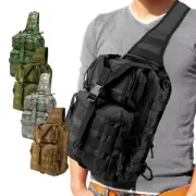 Tactical Sling Bag Pack Range Bag Military Rover Assault Molle Shoulder Backpack