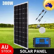 380W Solar Panels Kit 380 Watt 12V Mono Portable Home Caravan Camping Charging