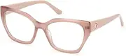 [GUESS] GU50112 057 Shiny Beige 55/17/145 Women's Glasses, 057 Shiny Beige, 55/17/145
