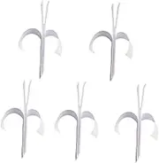 MAGICLULU 10Pcs Hook Loop Adhesive Tape Strong Mounting Strips for Home Office and Crafts Reusable Dots for Smooth Surfaces