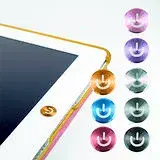 在飛比找遠傳friDay購物精選優惠-多彩鋁鎂合金按鍵貼(開關款) for iPad | iPho