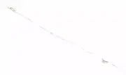 Battery Operated Indoor Silver Wire LED Light String, Red, 6-Feet