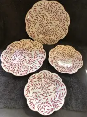 Four Royal Limoges Olivier Framboise Plates