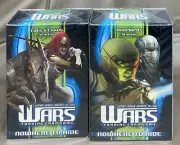Wars Trading Card Game NOWHERE TO HIDE 2 Starter Decks Cats & Claws, & Overlords