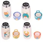 Stainless Steel Water Bottle Kids Travel Cute Cartoon Vacuum Flask Gift 420ml