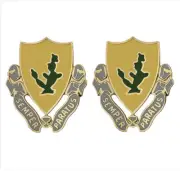GENUINE U.S. ARMY CREST: 12TH CAVALRY - SEMPER PARATUS