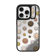 iPhone 16 Pro Mirror Ring Stand Case MagSafe Compatible Smileys
