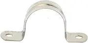 MACHSWON 150mm Strap U Bracket Pipe Clamp 304 Stainless Steel Pipe Clips U Shaped Pipe Straps Saddle Clip Two Hole Tube Strap Tension Clips Hose Clamp