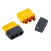 1 Pair Amass MR60 Plug w/Protector Cover 3.5mm 3 Core Connector Shea.82