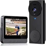 4.3 Inch Wireless Video Doorbell Security Intercom Monitor Camera Video Recording di Smart Home