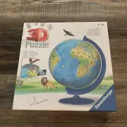 3D Puzzle Ravensburger World Globe Ball 187 Pc Easyclick New