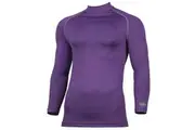 Rhino Mens Thermal Underwear Long Sleeve Base Layer Vest Top (Purple) - UTRW1276