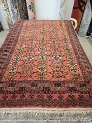 Oriental Persian Hand made Knotted Wool Rug Carpet Floor Afghan 204x125